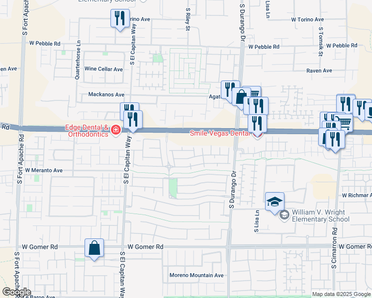 map of restaurants, bars, coffee shops, grocery stores, and more near 8826 Duncan Barrel Avenue in Las Vegas