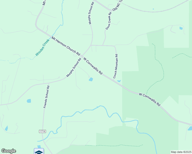 map of restaurants, bars, coffee shops, grocery stores, and more near 5501 West Cornwallis Road in Durham