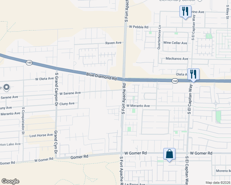 map of restaurants, bars, coffee shops, grocery stores, and more near 9306 Roadmaster Court in Las Vegas