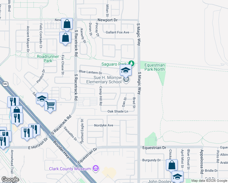 map of restaurants, bars, coffee shops, grocery stores, and more near 1044 Kennebunk Circle in Henderson