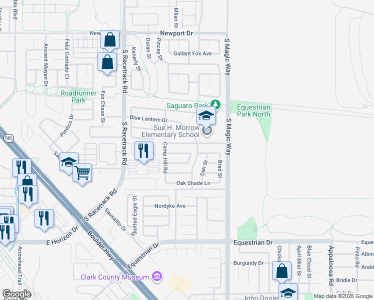 map of restaurants, bars, coffee shops, grocery stores, and more near 1044 Kennebunk Circle in Henderson