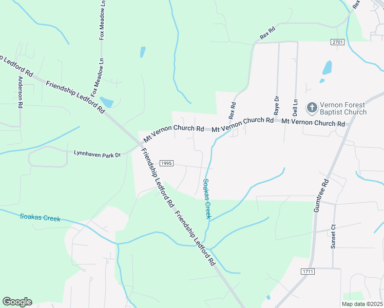 map of restaurants, bars, coffee shops, grocery stores, and more near 289 Willowcrest Drive in Winston-Salem