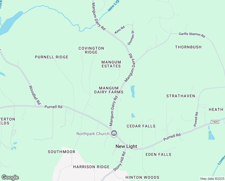 map of restaurants, bars, coffee shops, grocery stores, and more near 8440 Mangum Hollow Drive in Wake Forest