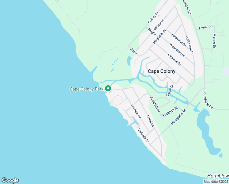 map of restaurants, bars, coffee shops, grocery stores, and more near 311 Blackbeards Road in Edenton