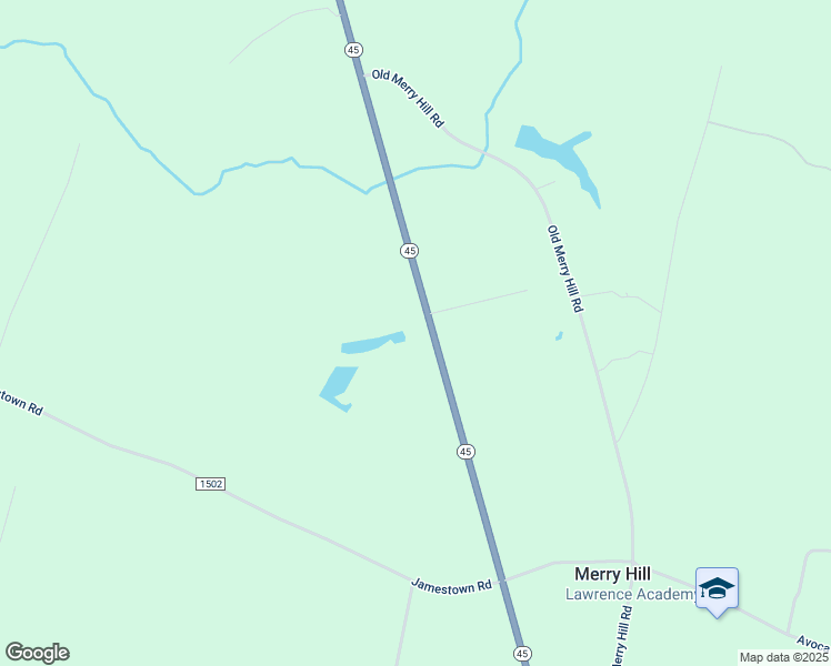 map of restaurants, bars, coffee shops, grocery stores, and more near 308 North Carolina 45 in Merry Hill