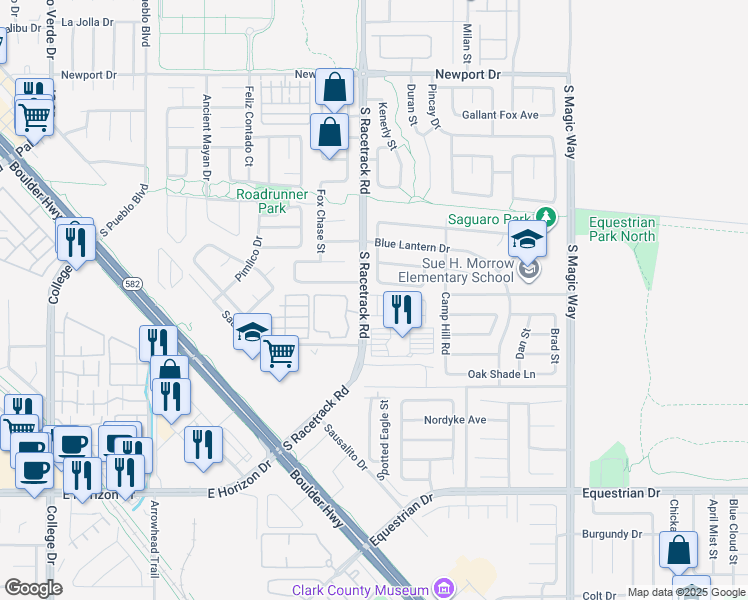 map of restaurants, bars, coffee shops, grocery stores, and more near 619 Prentice Street in Henderson