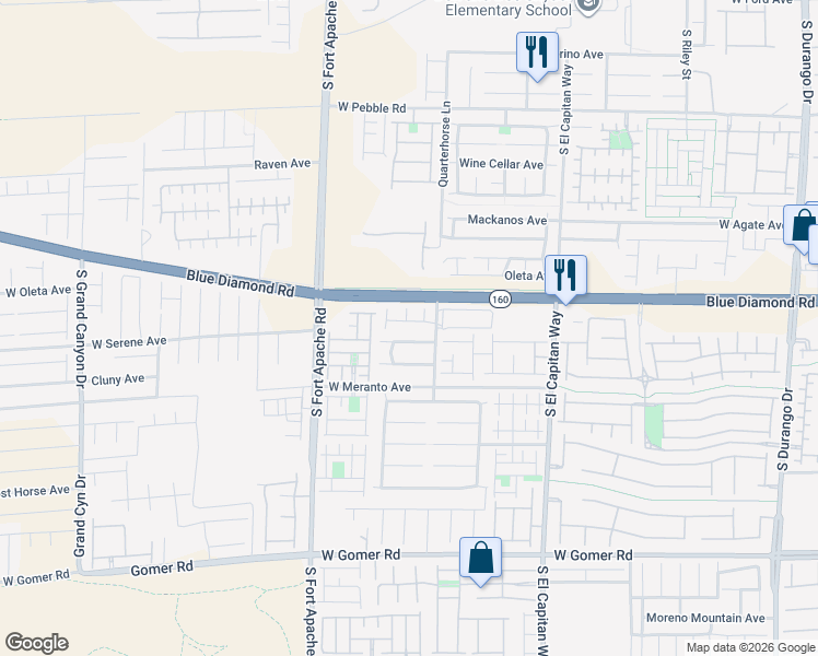 map of restaurants, bars, coffee shops, grocery stores, and more near 9247 Quartz Hills Avenue in Las Vegas