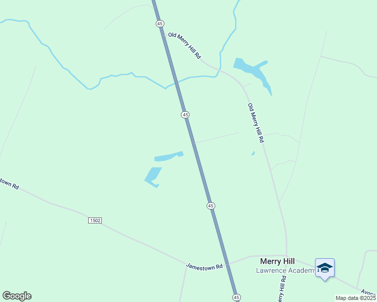 map of restaurants, bars, coffee shops, grocery stores, and more near 308 North Carolina 45 in Merry Hill