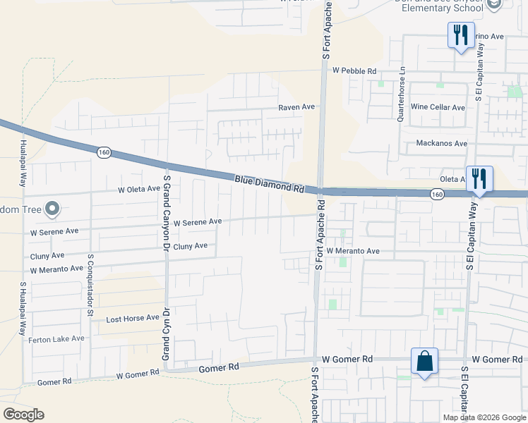 map of restaurants, bars, coffee shops, grocery stores, and more near 9271 Fire Rose Street in Las Vegas