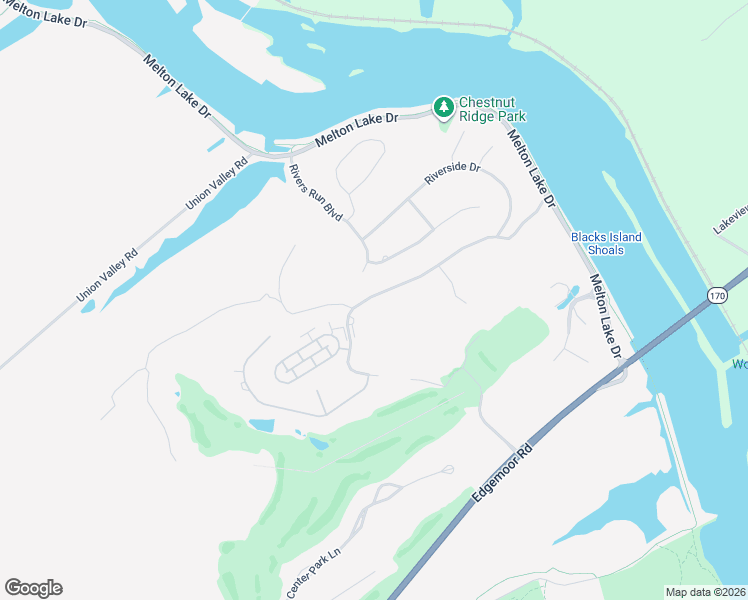 map of restaurants, bars, coffee shops, grocery stores, and more near 81 Rolling Links Boulevard in Oak Ridge