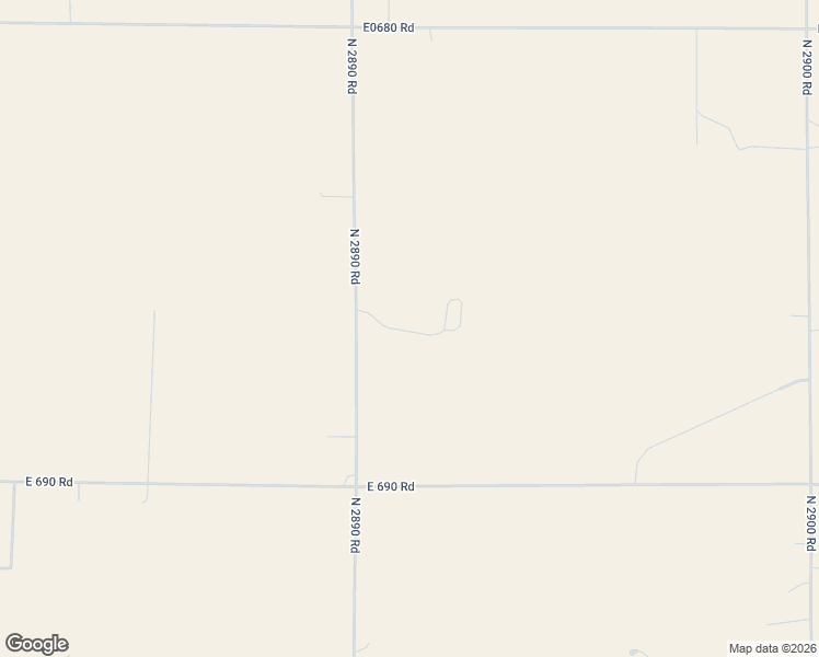 map of restaurants, bars, coffee shops, grocery stores, and more near 10617 North 2890 Road in Dover