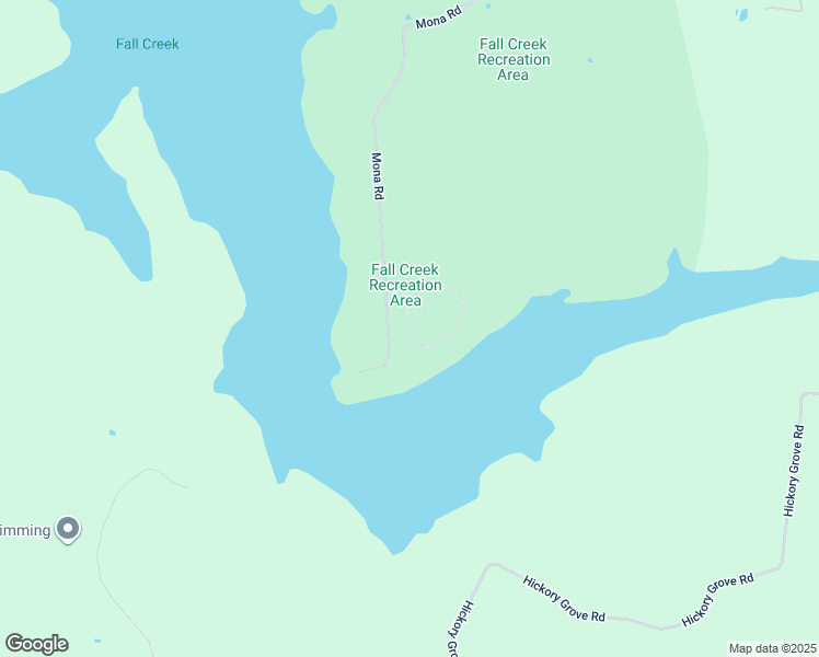 map of restaurants, bars, coffee shops, grocery stores, and more near Fall Creek Recreation Area in Murfreesboro