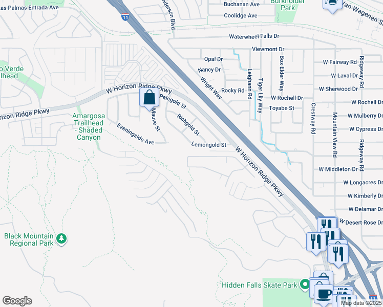 map of restaurants, bars, coffee shops, grocery stores, and more near 374 Island Reef Avenue in Henderson