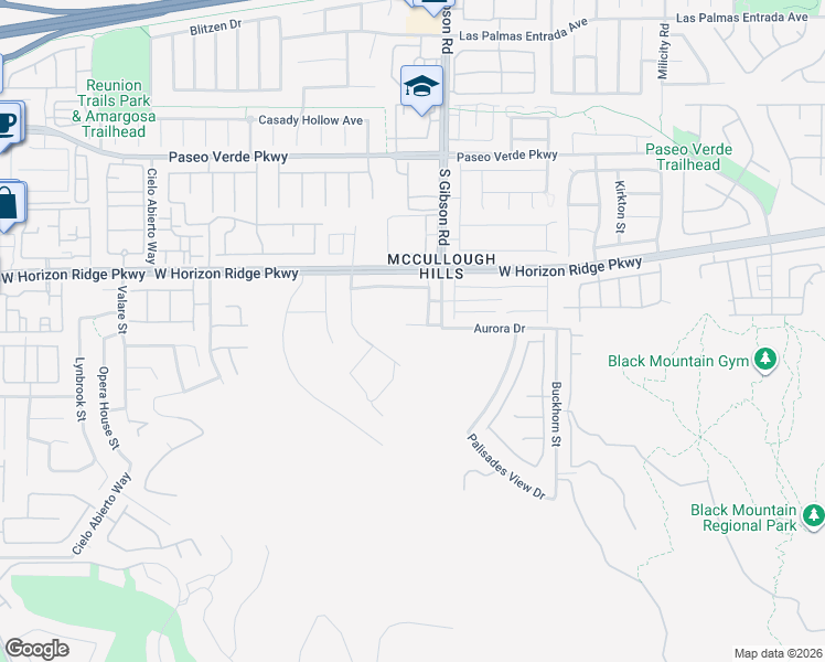 map of restaurants, bars, coffee shops, grocery stores, and more near 1033 Delbrook Avenue in Henderson