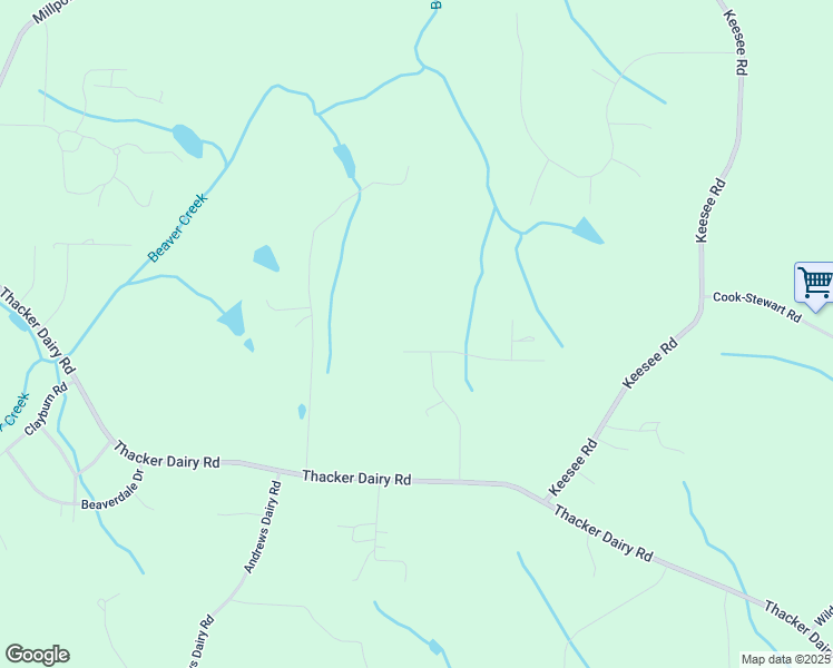 map of restaurants, bars, coffee shops, grocery stores, and more near 5105 Lady Lane in Greensboro