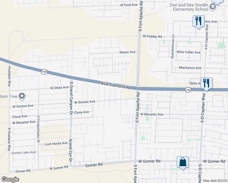 map of restaurants, bars, coffee shops, grocery stores, and more near 9229 Fire Rose Street in Las Vegas