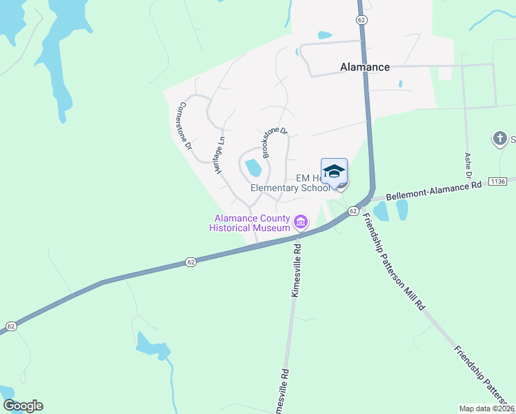 map of restaurants, bars, coffee shops, grocery stores, and more near 3238 Heritage Lane in Burlington