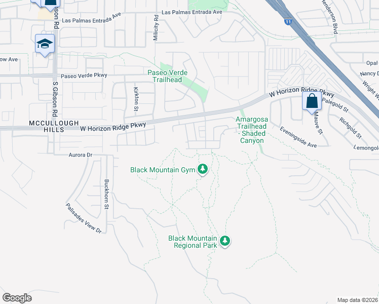 map of restaurants, bars, coffee shops, grocery stores, and more near 733 Character Point Avenue in Henderson