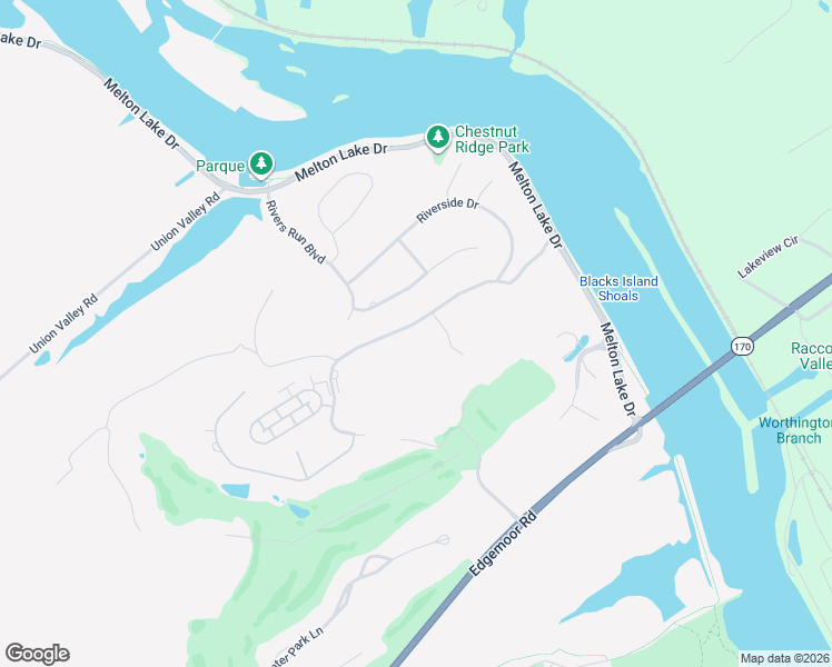 map of restaurants, bars, coffee shops, grocery stores, and more near 72 Rolling Links Boulevard in Oak Ridge