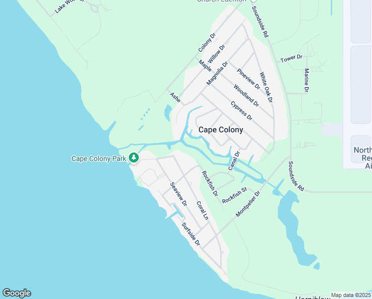 map of restaurants, bars, coffee shops, grocery stores, and more near 525 Rockfish Street in Edenton