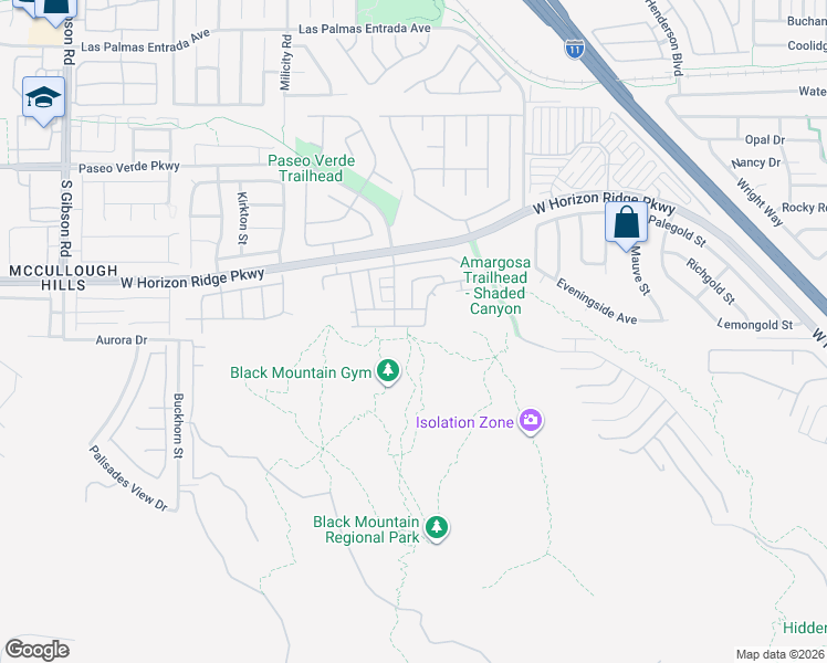 map of restaurants, bars, coffee shops, grocery stores, and more near 677 Principle Point Avenue in Henderson