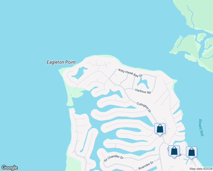 map of restaurants, bars, coffee shops, grocery stores, and more near 803 Colington Drive in Kill Devil Hills