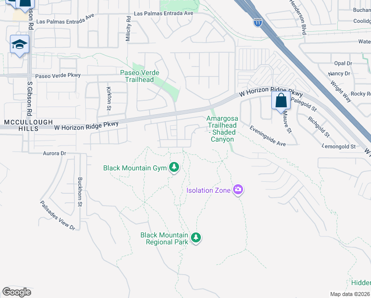 map of restaurants, bars, coffee shops, grocery stores, and more near 677 Principle Point Avenue in Henderson