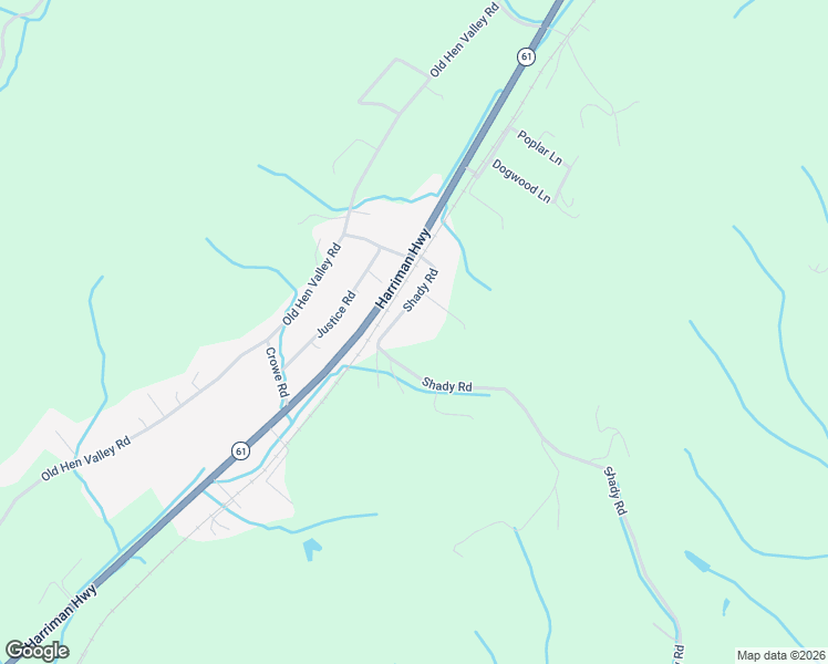 map of restaurants, bars, coffee shops, grocery stores, and more near 143 Shady Road in Oliver Springs