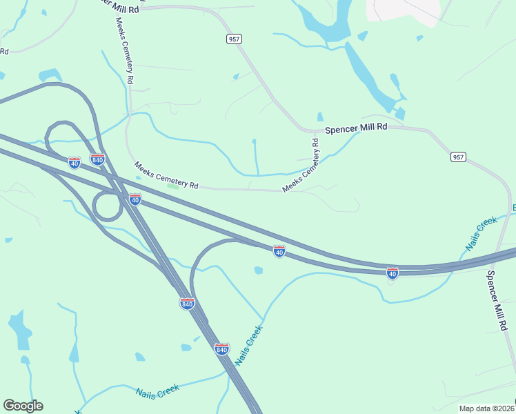 map of restaurants, bars, coffee shops, grocery stores, and more near 1226 Meeks Cemetery Rd in Burns