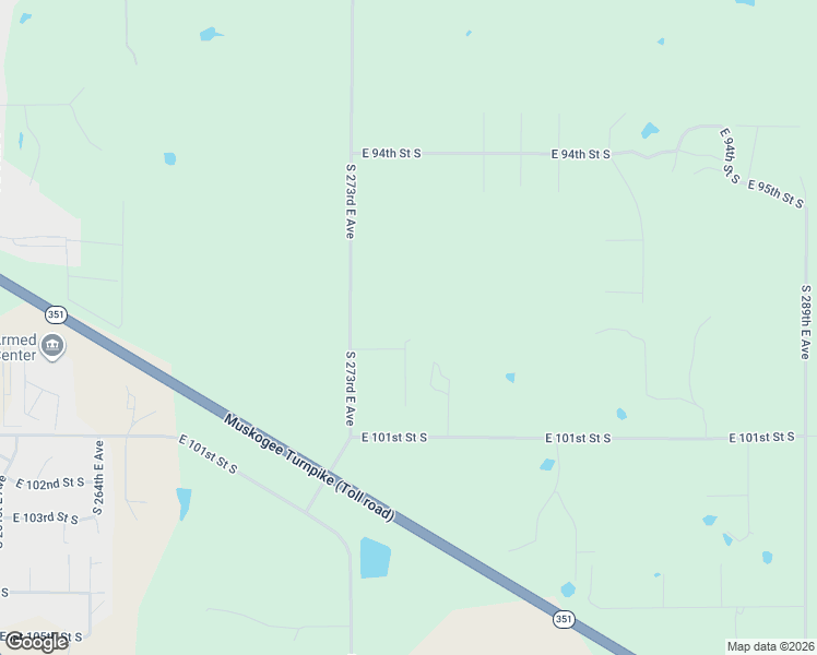 map of restaurants, bars, coffee shops, grocery stores, and more near 27500 East 99th Street South in Broken Arrow