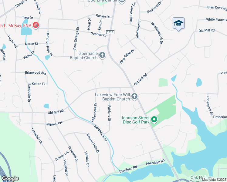 map of restaurants, bars, coffee shops, grocery stores, and more near 502 Old Mill Road in High Point