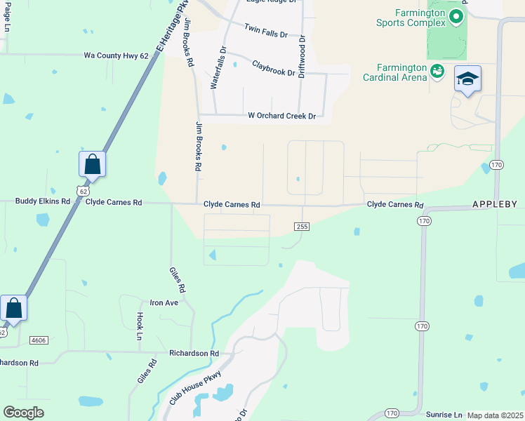 map of restaurants, bars, coffee shops, grocery stores, and more near 424 Caballo Street in Farmington