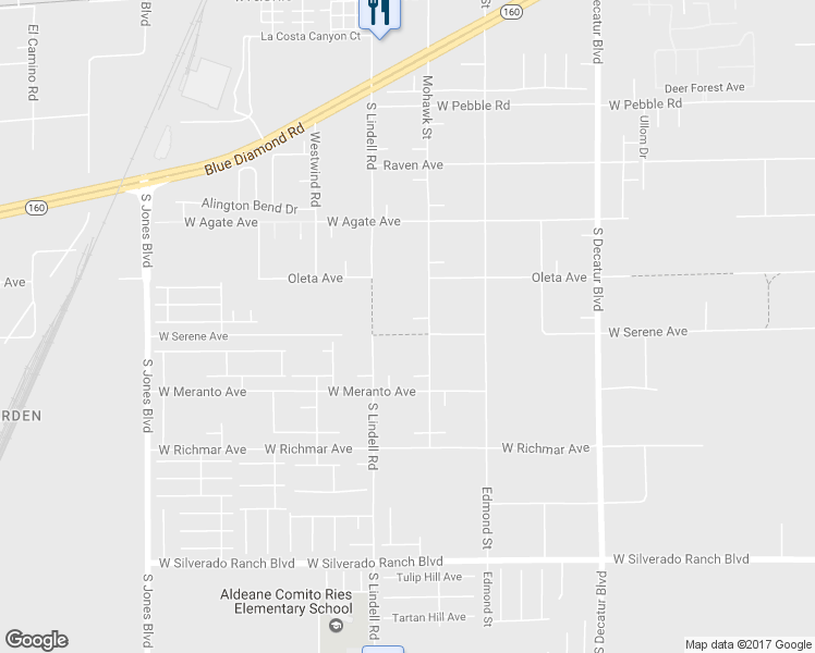 map of restaurants, bars, coffee shops, grocery stores, and more near 9275 Mohawk Street in Las Vegas