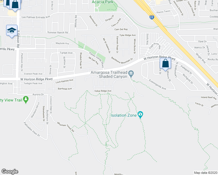 map of restaurants, bars, coffee shops, grocery stores, and more near 685 Principle Point Avenue in Henderson