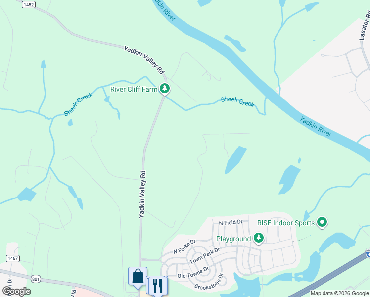 map of restaurants, bars, coffee shops, grocery stores, and more near in Bermuda Run