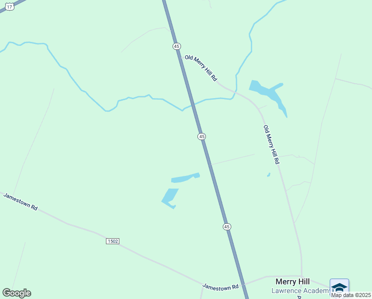 map of restaurants, bars, coffee shops, grocery stores, and more near 248 North Carolina 45 in Merry Hill