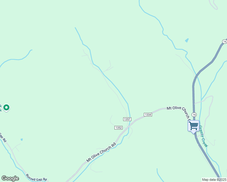 map of restaurants, bars, coffee shops, grocery stores, and more near Seth Deal Lane in Alexander County
