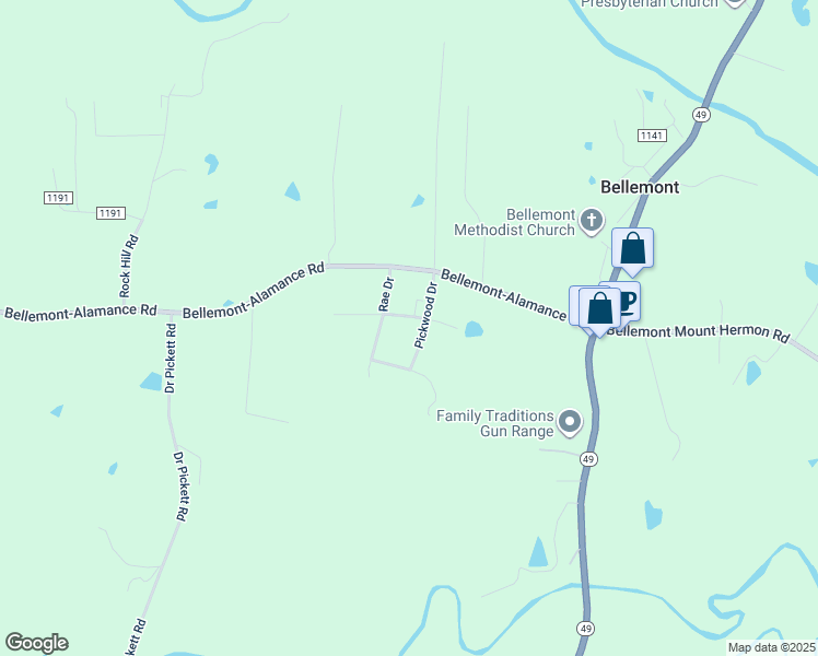 map of restaurants, bars, coffee shops, grocery stores, and more near 1916 Delaine Drive in Burlington
