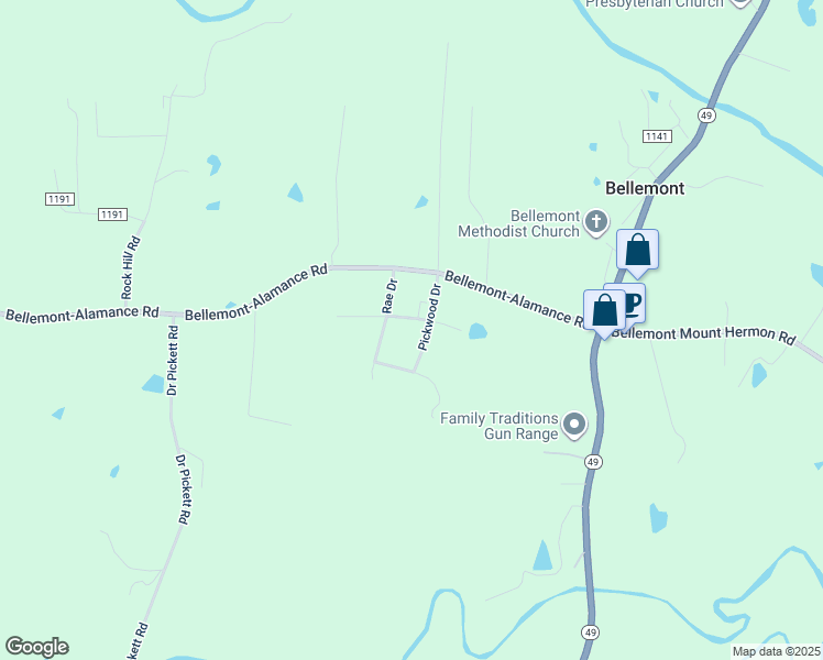 map of restaurants, bars, coffee shops, grocery stores, and more near 1916 Delaine Drive in Burlington