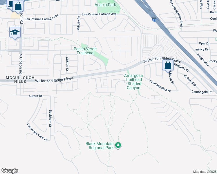map of restaurants, bars, coffee shops, grocery stores, and more near 234 Serenity Crest Street in Henderson