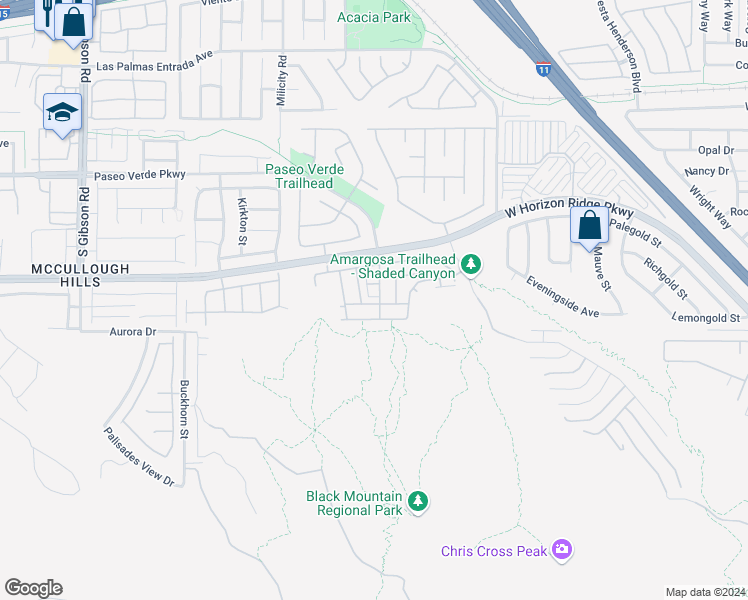 map of restaurants, bars, coffee shops, grocery stores, and more near 704 Principle Point Avenue in Henderson