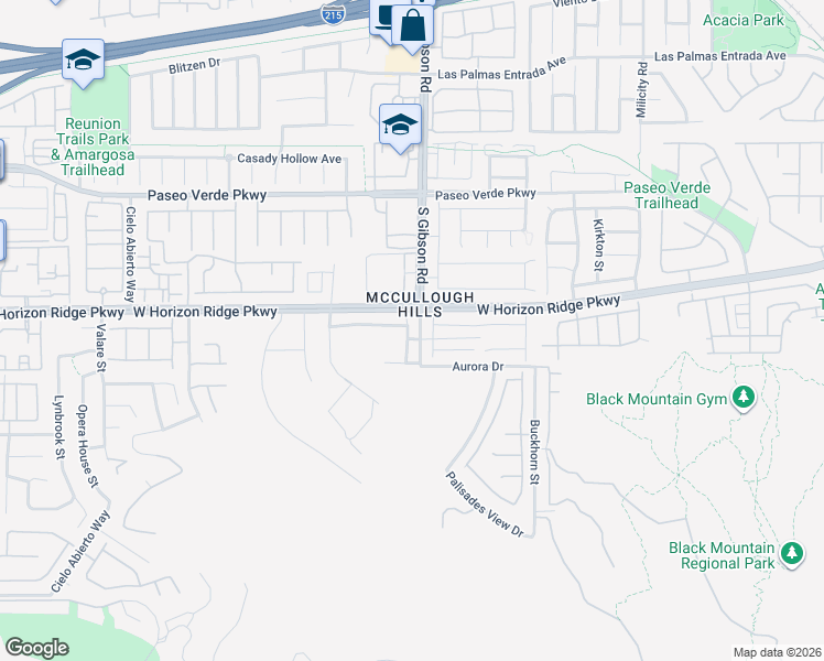 map of restaurants, bars, coffee shops, grocery stores, and more near 214 Abbey Hill Street in Henderson