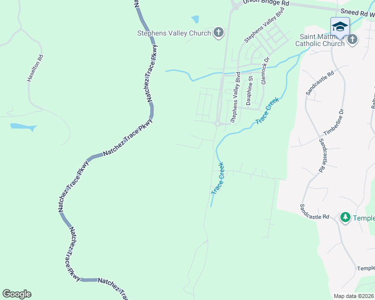 map of restaurants, bars, coffee shops, grocery stores, and more near 633-6143 Pasquo Road in Franklin