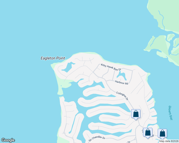 map of restaurants, bars, coffee shops, grocery stores, and more near 803 Colington Drive in Kill Devil Hills