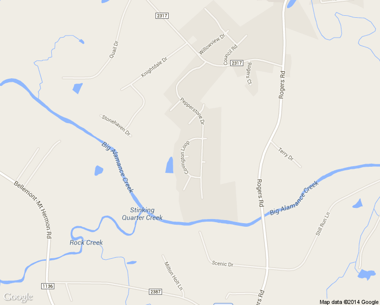 map of restaurants, bars, coffee shops, grocery stores, and more near 2408 Pine Crest Ct in Graham