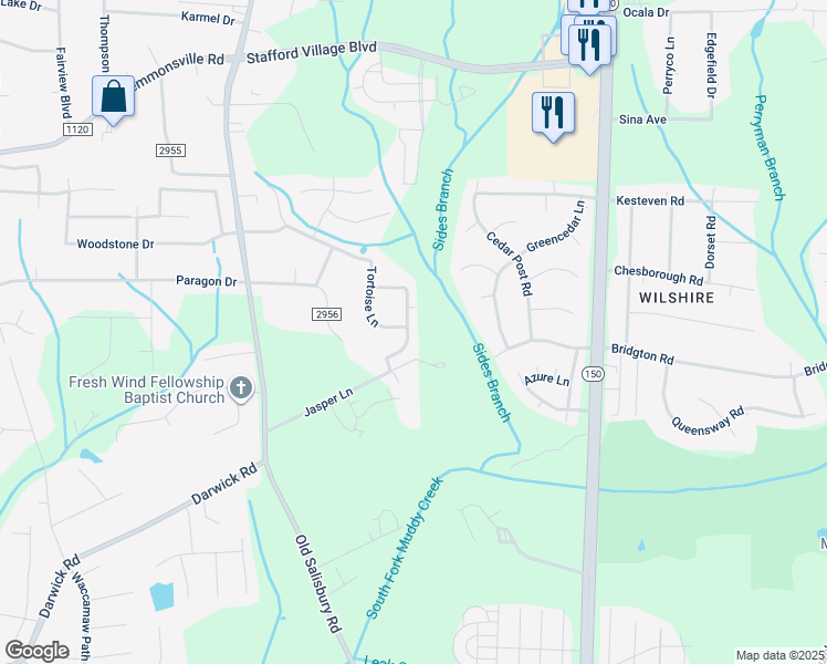 map of restaurants, bars, coffee shops, grocery stores, and more near 1605 Heather Trace Lane in Winston-Salem
