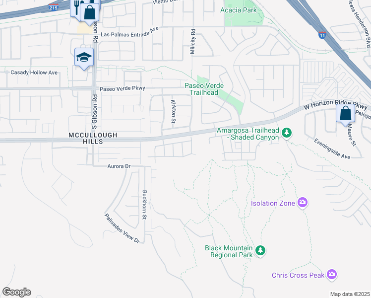 map of restaurants, bars, coffee shops, grocery stores, and more near 220 Inverbeg Street in Henderson