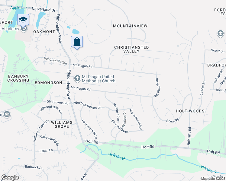 map of restaurants, bars, coffee shops, grocery stores, and more near 1480 Wexford Downs Lane in Nashville