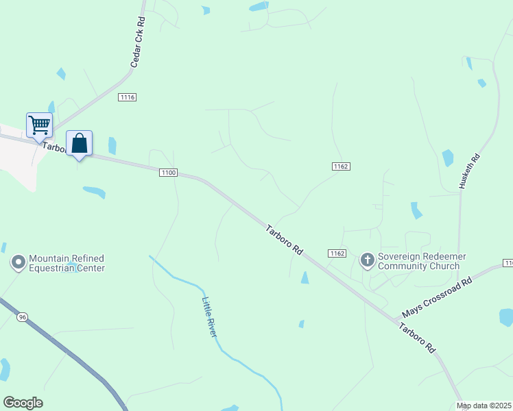 map of restaurants, bars, coffee shops, grocery stores, and more near 385 Tarboro Road in Youngsville