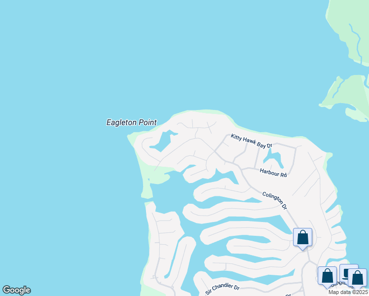 map of restaurants, bars, coffee shops, grocery stores, and more near 913 Colington Drive in Kill Devil Hills